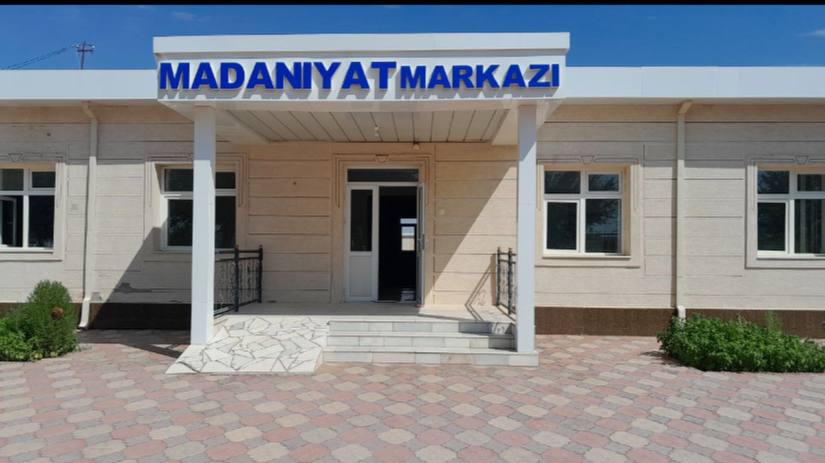 Konimex tumani Madaniyat bo'limi tasarrufidagi Saribel Madaniyat markazi  zali